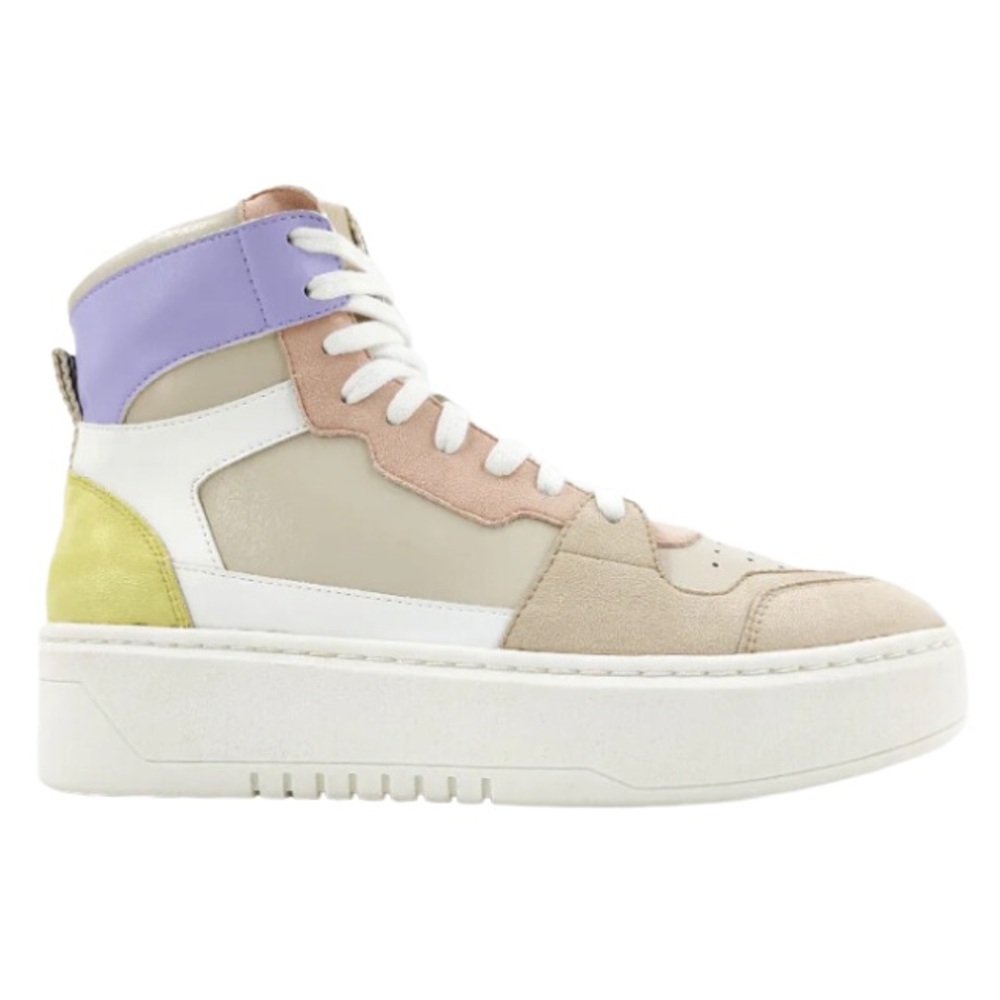 NEW!! ShuShop Sinead Lilac Multicolor High-Top Women's Sneakers Size 6M